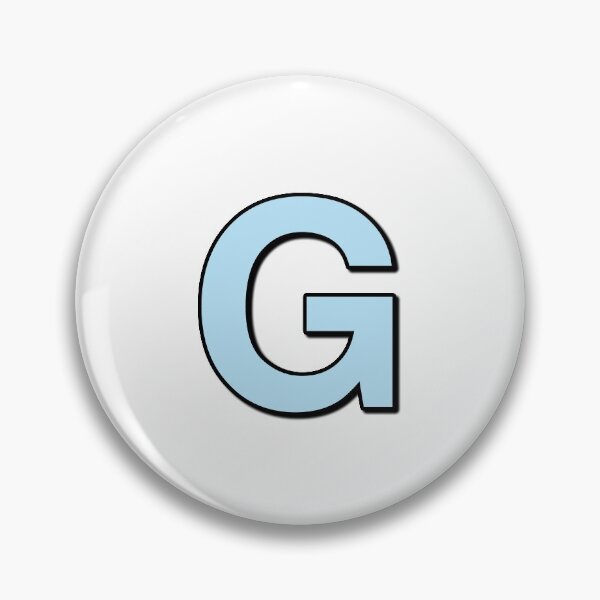 Item preview, Blue letter G designed and sold by Ninja Design Printable.