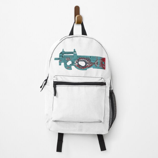 Item preview, Submachine gun with the image of the piranha and skull designed and sold by Andrew Shishkin.