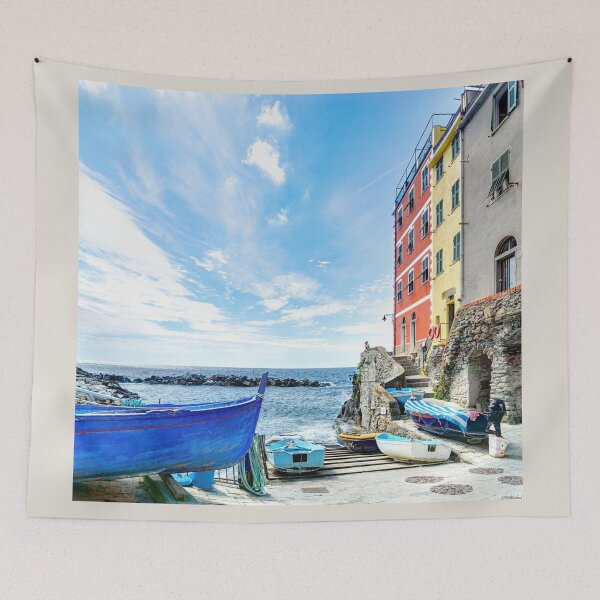 Item preview, Cinque Terre - little port of Riomaggiore designed and sold by Weston  Westmoreland.