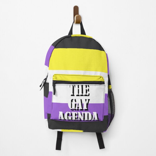 Item preview, The Gay Agenda - Nonbinary Flag designed and sold by incloudines.