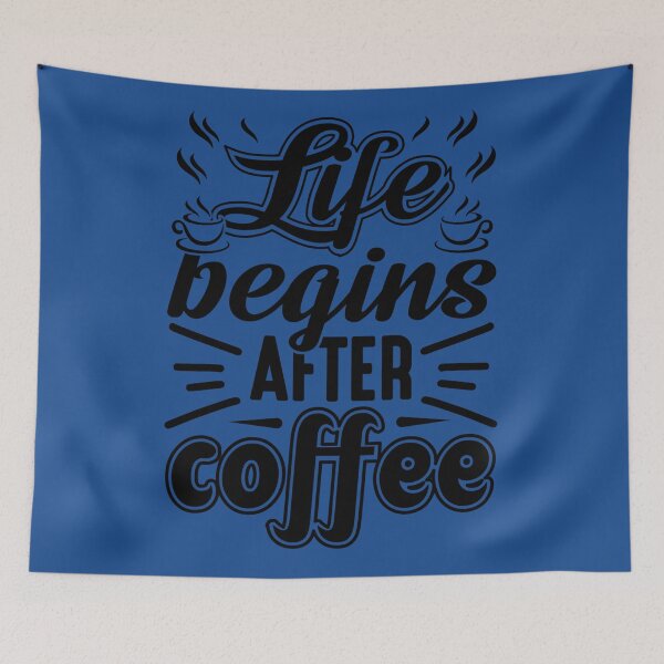 Item preview, Life Begins After Coffee designed and sold by marytrou.