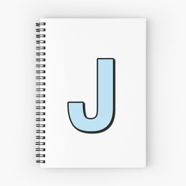 Item preview, Blue letter J designed and sold by Ninja Design Printable.