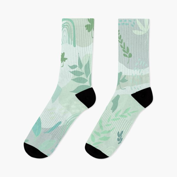Item preview, Mint garden abstract shapes designed and sold by KennyLucky.