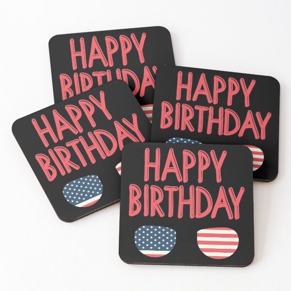 Item preview, Happy Birthday USA designed and sold by QlickDesign.