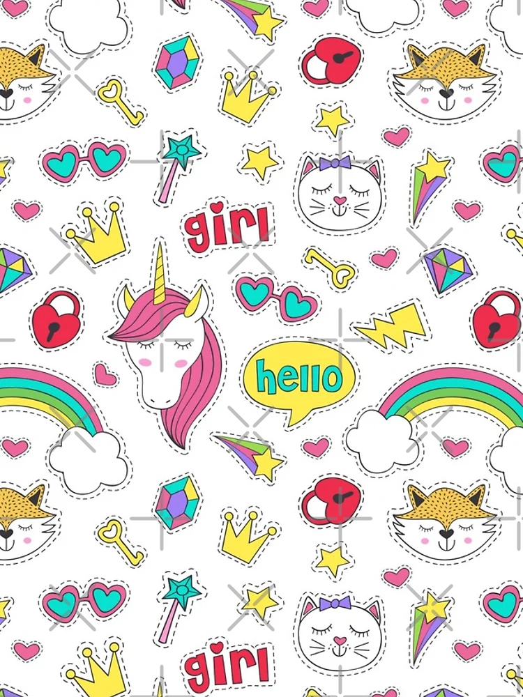 Thumbnail 4 of 4, iPhone Case, Sticker Collection Pattern designed and sold by PatternTale.