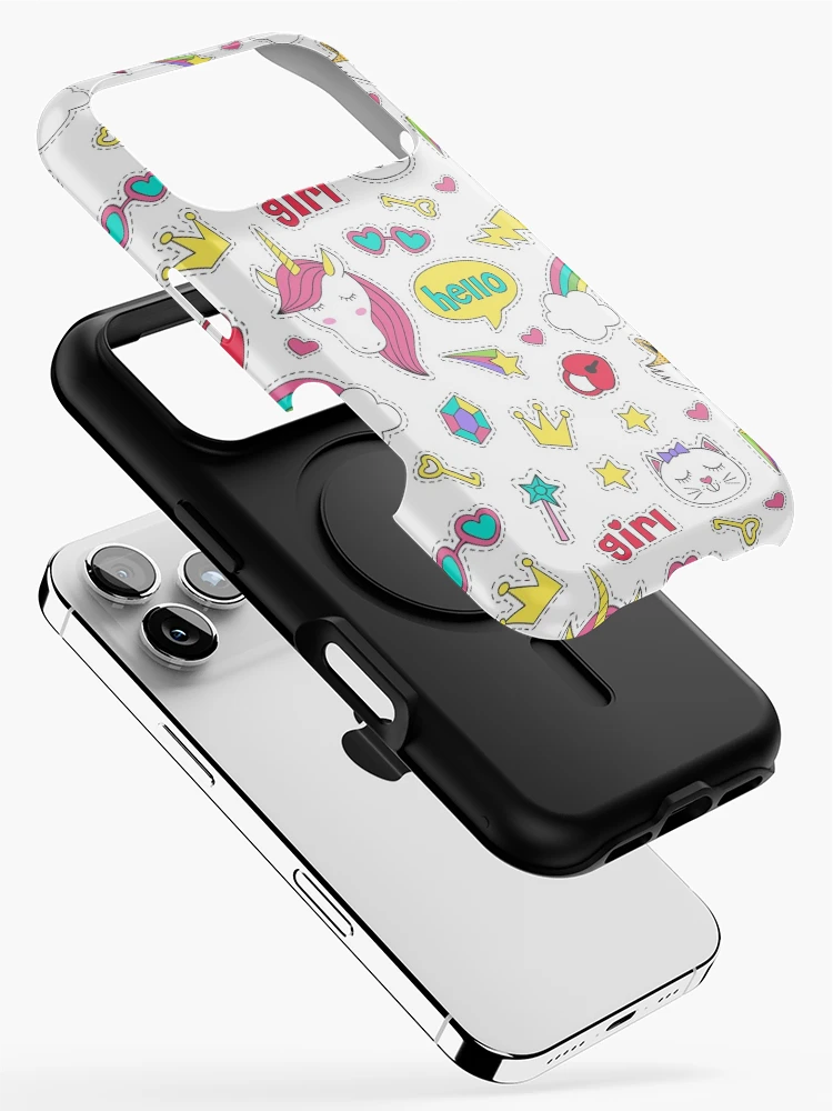Thumbnail 2 of 4, iPhone Case, Sticker Collection Pattern designed and sold by PatternTale.