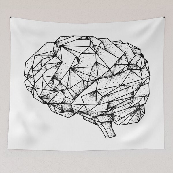 Item preview, Geometric Brain designed and sold by Nayohmee.
