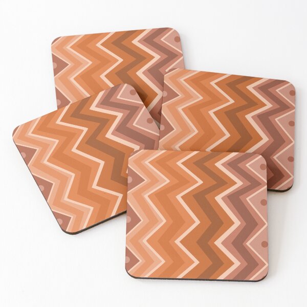 Item preview, Ochre Zig-Zag vector pattern designed and sold by teej-designs.