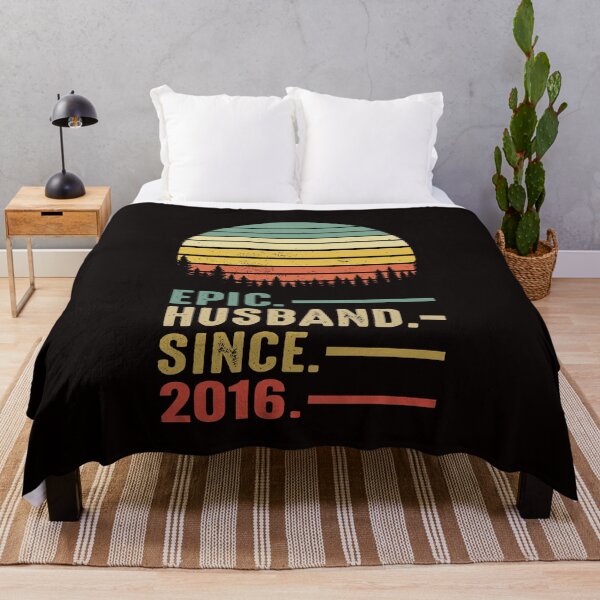 Item preview, Epic Husband Since 2016 Vintage retro 5 years Marriage Anniversary  designed and sold by Majesticoo.