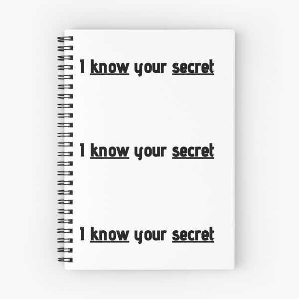 Item preview, I know your secrets designed and sold by EgoPolis.
