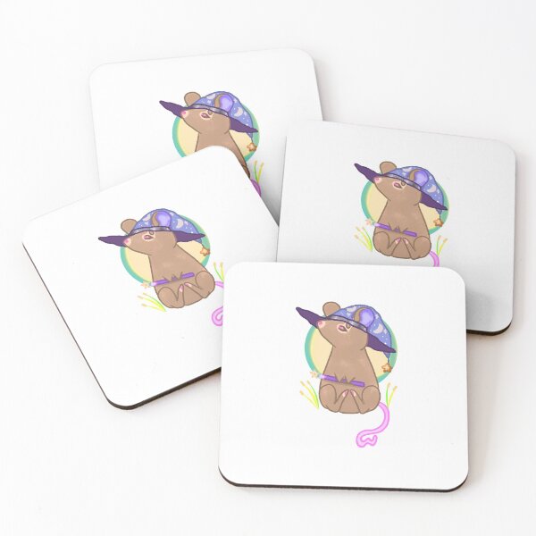 Item preview, Cute Rat in Witch Hat designed and sold by LoftyArts.