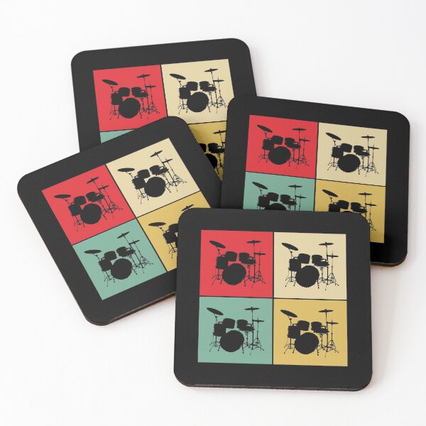 Item preview, Drum Kit Vintage Retro Style Drum Player Gift Idea designed and sold by Creative Angel.