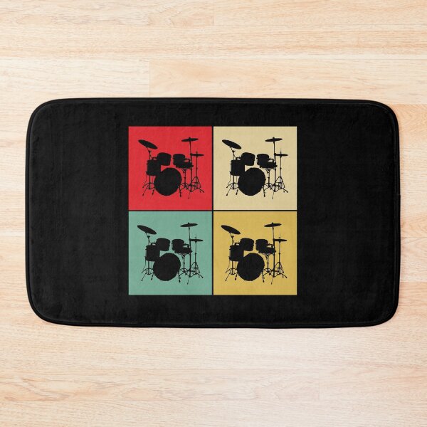 Item preview, Drum Kit Vintage Retro Style Drum Player Gift Idea designed and sold by Creative Angel.
