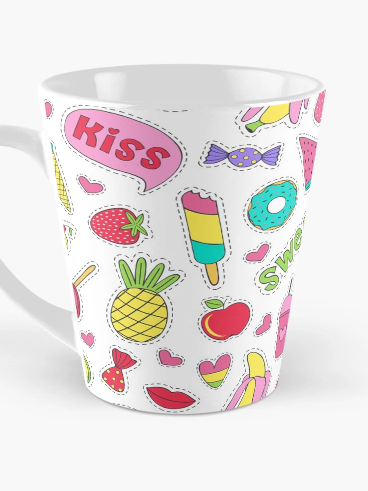Thumbnail 3 of 4, Coffee Mug, Sticker Food Collection Pattern designed and sold by PatternTale.