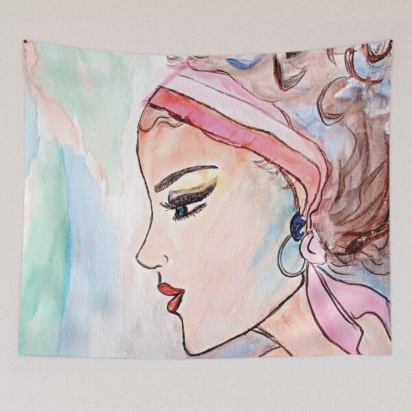 Item preview, Ballet rehearsal. Watercolor painting designed and sold by Galeria-S.