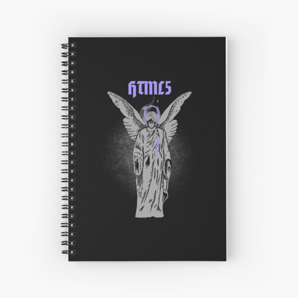 HTML dark_concept Spiral Notebook