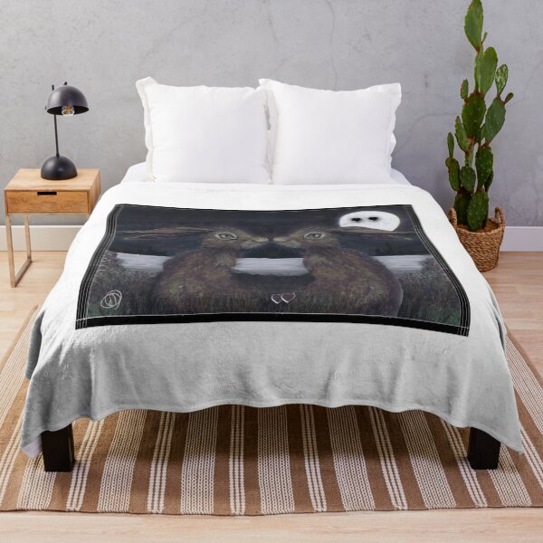 Item preview, MOONGAZING HARES IN LOVE h3316 designed and sold by Hares & Critters.