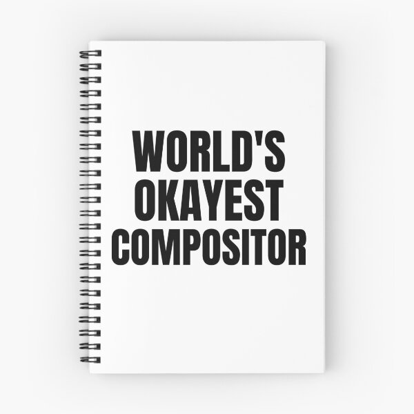 Item preview, World's Okayest Compositor designed and sold by GoDPI.