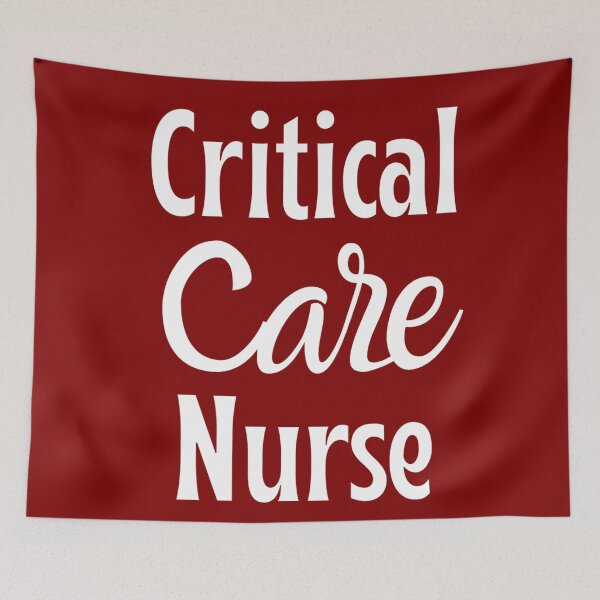 Item preview, Critical care nurse - nurse gift/present (white/grey)  designed and sold by PickaSticka.