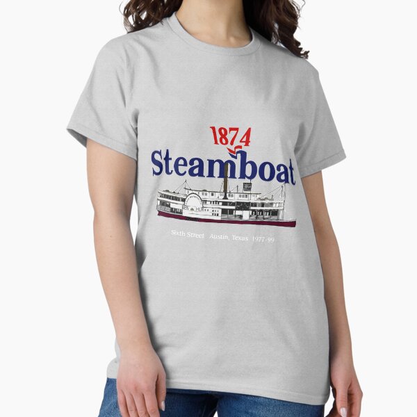 Item preview, Steamboat - Sixth Street music venue, Austin Texas designed and sold by YesterCool Designs.