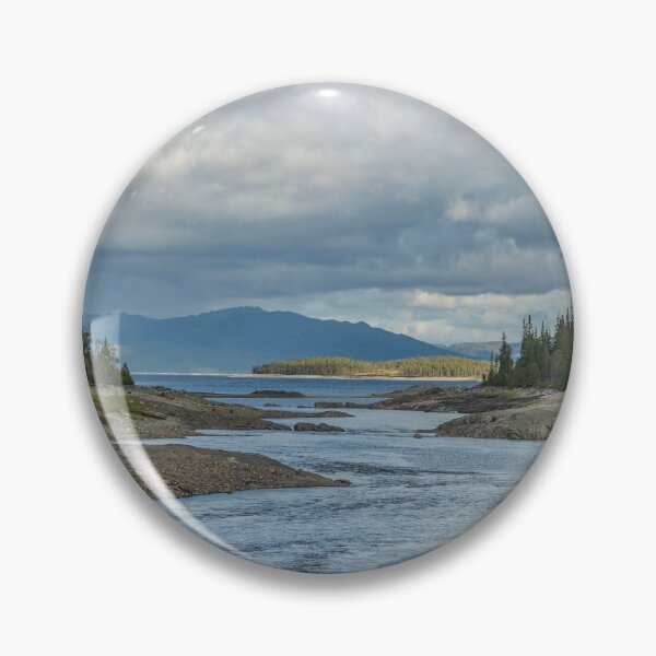 Item preview, Stream finding its way to the big lake in the wilderness. - Landscape designed and sold by RolandWidin.