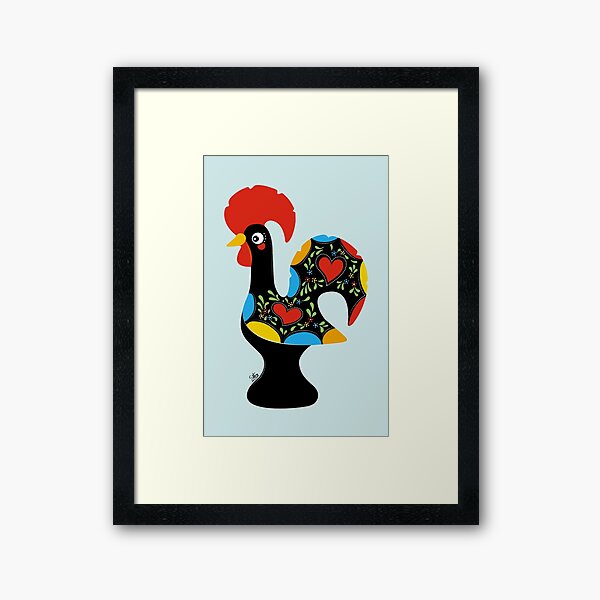 Famous Rooster 05 Framed Art Print