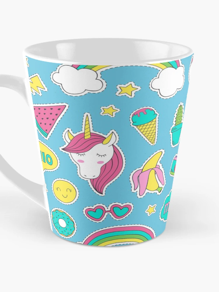 Thumbnail 3 of 4, Coffee Mug, Cute Sticker Collection Pattern designed and sold by PatternTale.