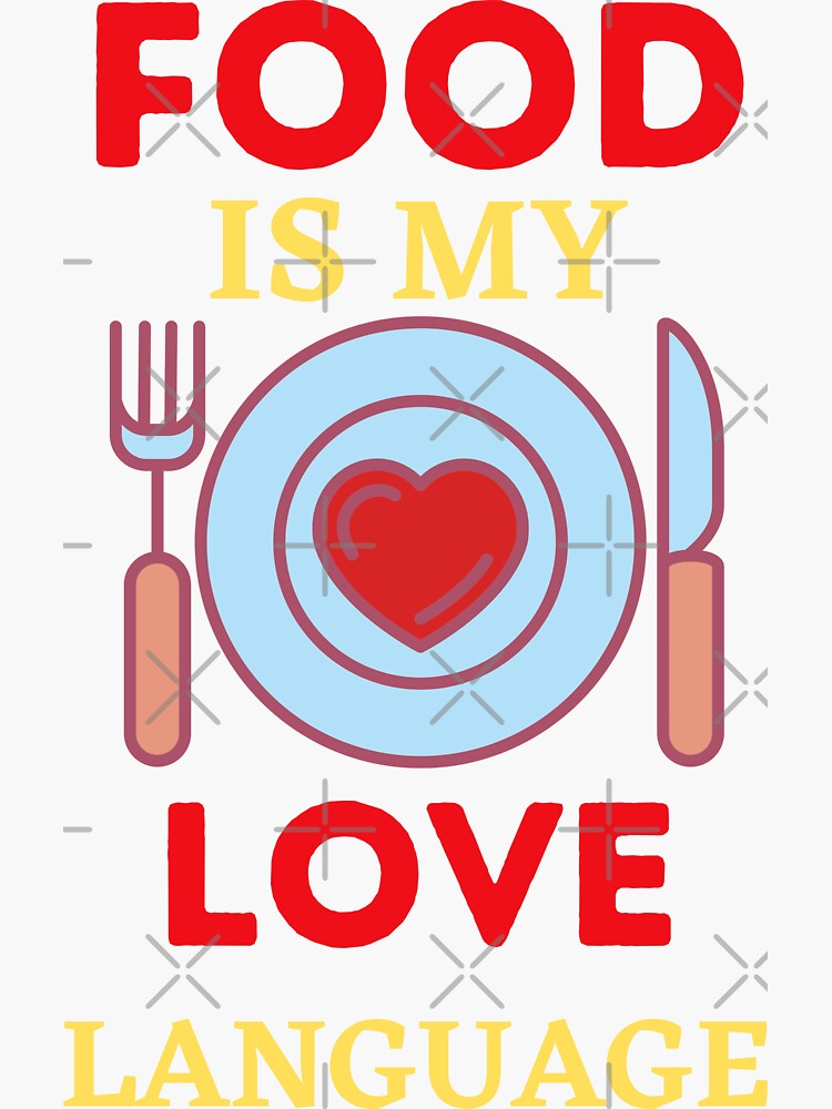 food-is-my-love-language-sticker-by-bhavyabathla-redbubble