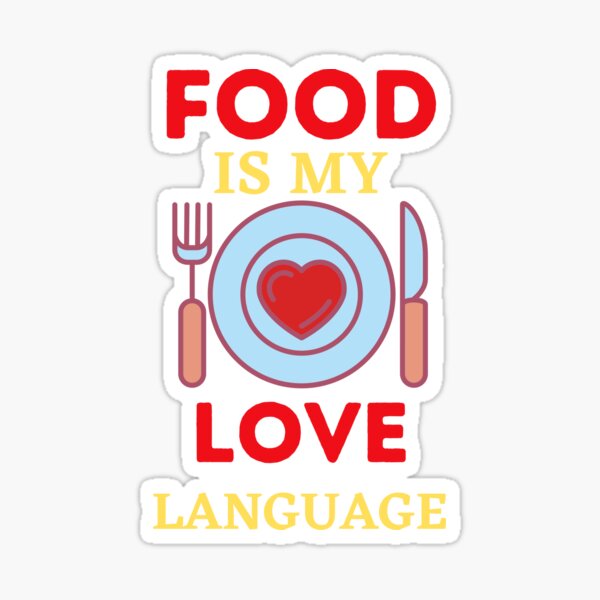 Baking Is My Love Language Sticker