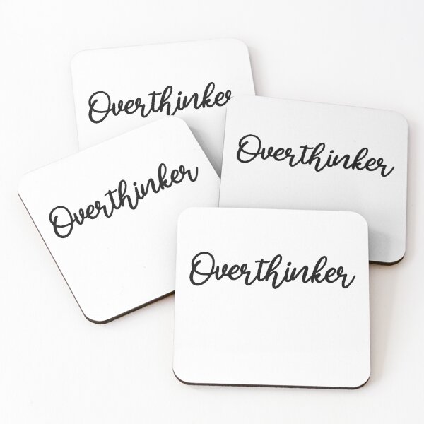 Item preview,  Overthinker Aesthetic Sticker designed and sold by Medical Musings.