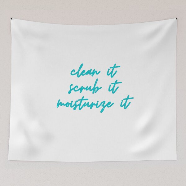 Item preview, Clean It, Scrub It, Moisturize It designed and sold by Fiftyandfab.