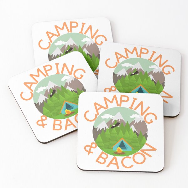 Item preview, Camping and bacon designed and sold by VikGen.