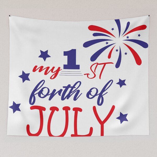 Item preview, my first forth of july  designed and sold by hobbystore0-0.
