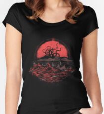 Camiseta entallada de cuello ancho Tentacle Wars