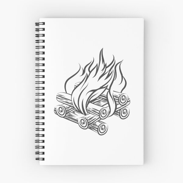Item preview, simplehand drawing campfire art designed and sold by zaher97.