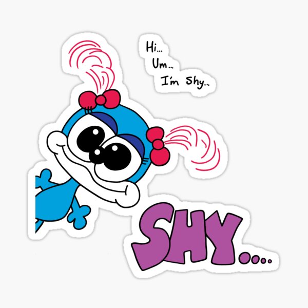 Shy Spiffy Original  Sticker