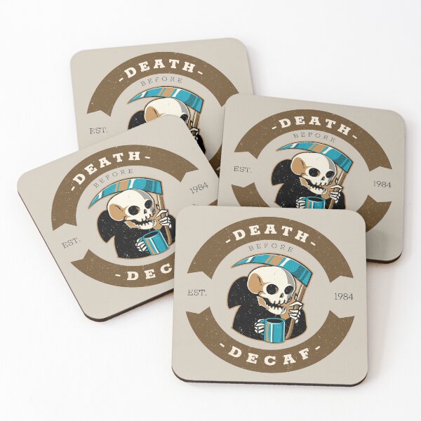 Item preview, Death before decaf  designed and sold by Lhadjisdaname.