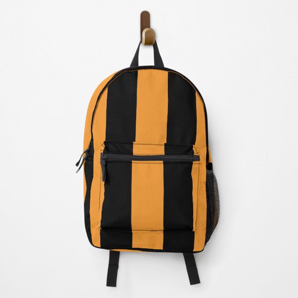 Item preview, Medium ORANGE and BLACK Vertical STRIPES designed and sold by RachelMacht.