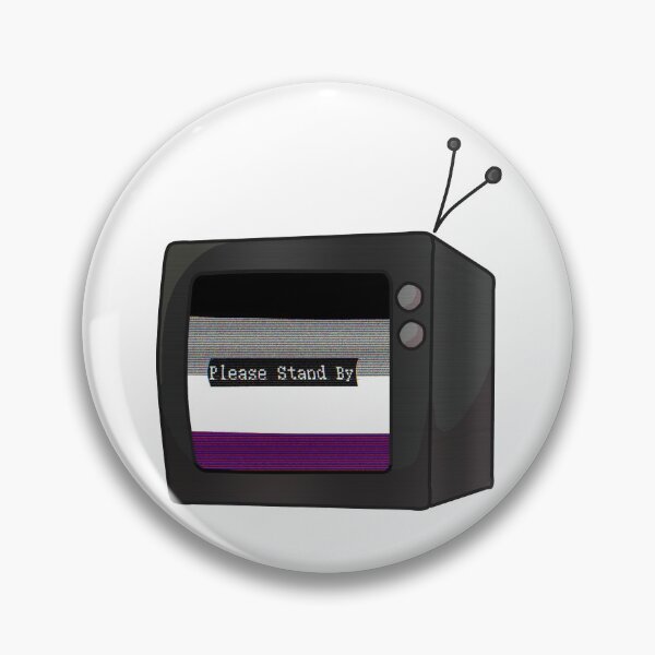 Item preview, Asexual TV designed and sold by DeadL3sbian.