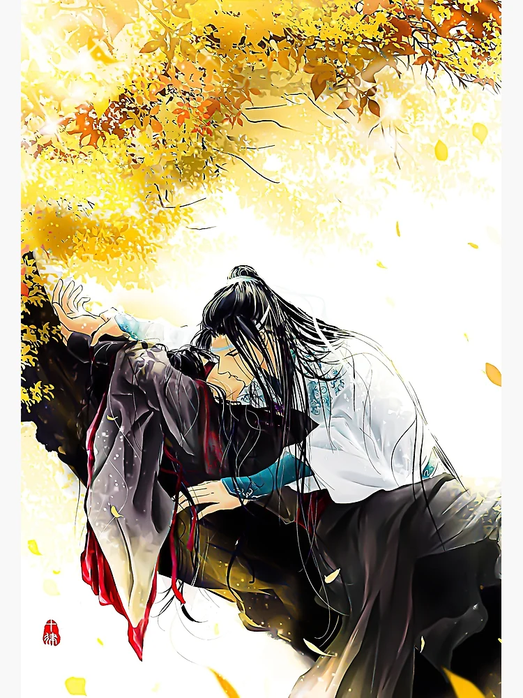 Lan Zhan mo dao zu shi anime Poster for Sale by BlancheCerfbeer