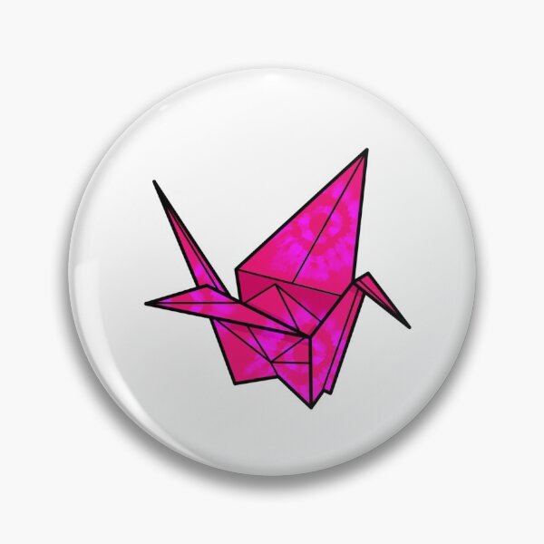 Item preview, Pink Origami crane designed and sold by crazysdesigns.