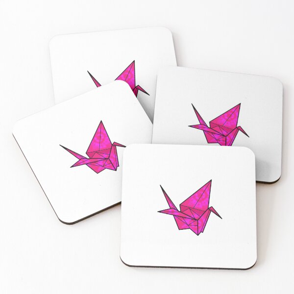Item preview, Pink Origami crane designed and sold by crazysdesigns.