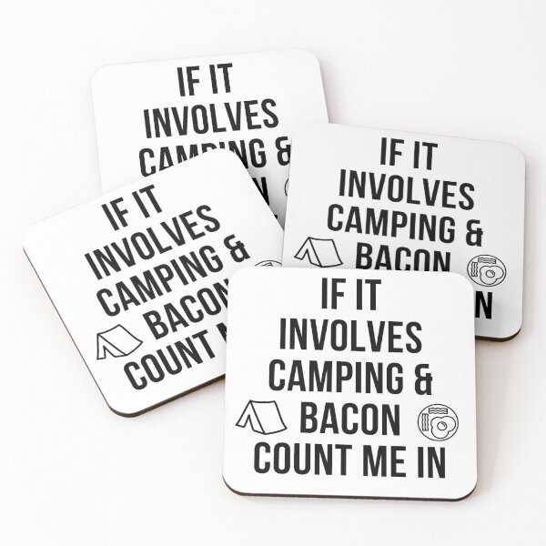 Item preview, If It Involves Camping & Bacon Count Me In designed and sold by VikGen.