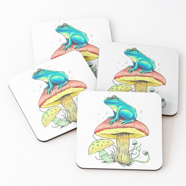 Item preview, Frog Over Mushroom Nature designed and sold by gifttat.