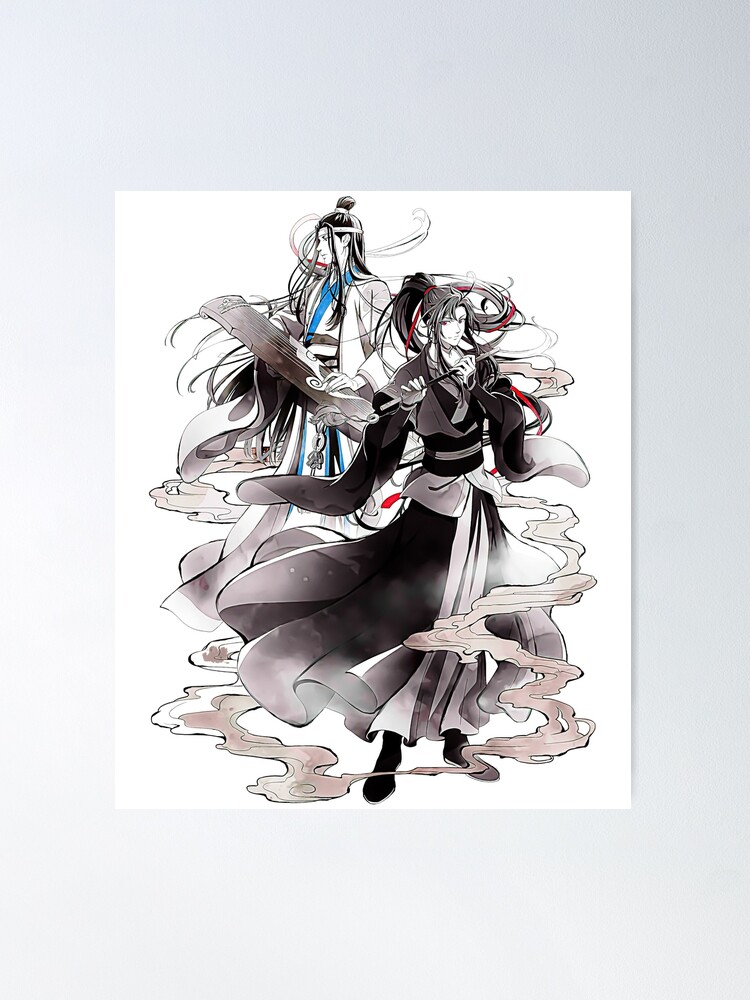 Lan Zhan mo dao zu shi anime Poster for Sale by BlancheCerfbeer