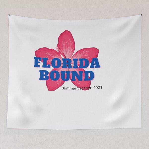 Item preview,  Florida Bound Hot Pink and Blue #SummerVacation2021 designed and sold by GeoTeasters.