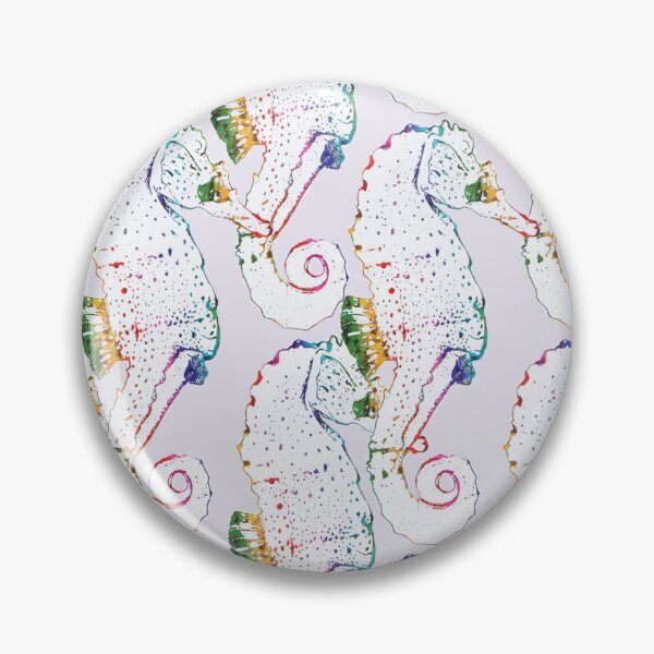 Item preview, Rainbow Seahorse Illustration  designed and sold by AlterornateArt.