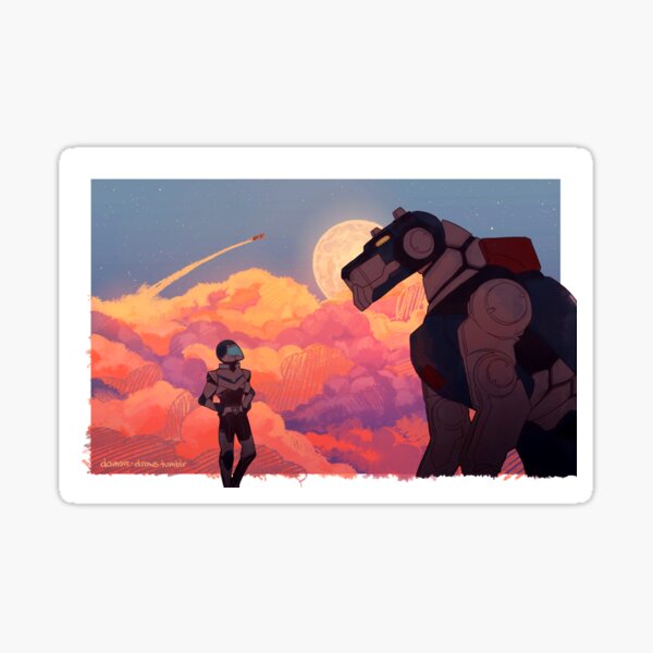 Moon Burn Sticker
