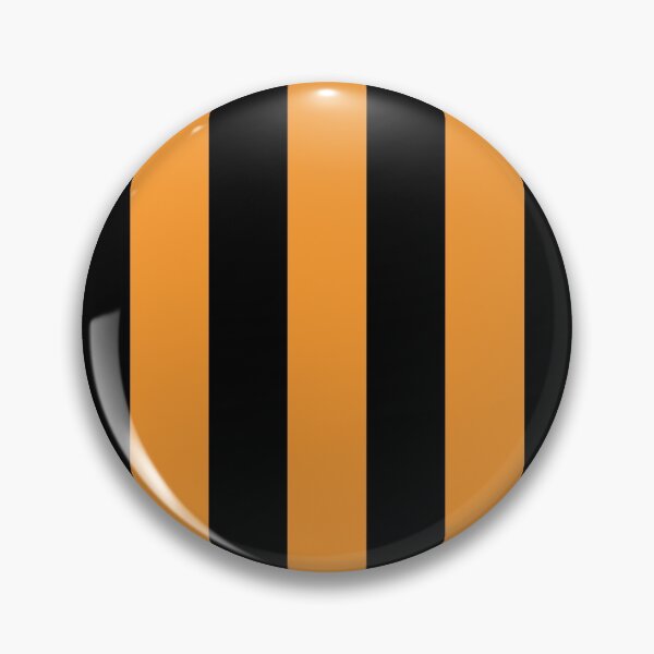 Item preview, Medium ORANGE and BLACK Vertical STRIPES designed and sold by RachelMacht.