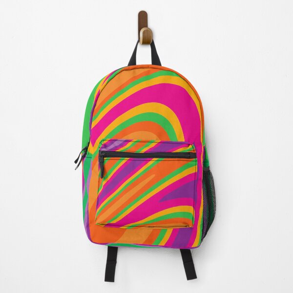 Item preview, Abstract Hot Neon Multicolor Swirl Design designed and sold by patternsoup.